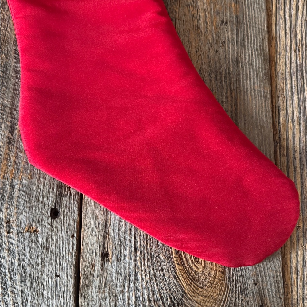 Crate & Barrel "Fiona" Christmas Stocking - Picture 6 of 7